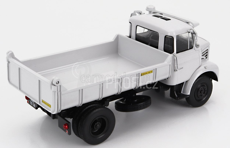 Edicola Berliet L62 M3 Truck Cassone Ribaltabile 2-assi 1966 - Movimento Terra 1:43 Světle Šedá