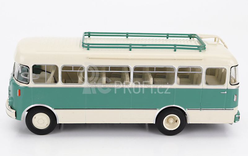 Edicola Berliet Pla Autobus 2-assi 1955 1:43 Krémově Zelená