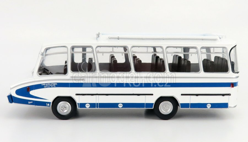 Edicola Berliet Stradair Truck Autobus 1965 1:43 Bílá Modrá