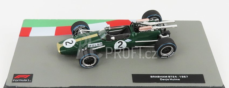 Edicola Brabham F1  Bt24 N 2 Dennis Hulme Season 1967 World Champion 1:43 Zelené Zlato