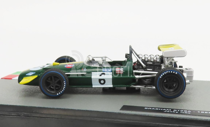 Edicola Brabham F1  Bt26a N 6 Season 1969 Jacky Ickx 1:43 Zelená Žlutá