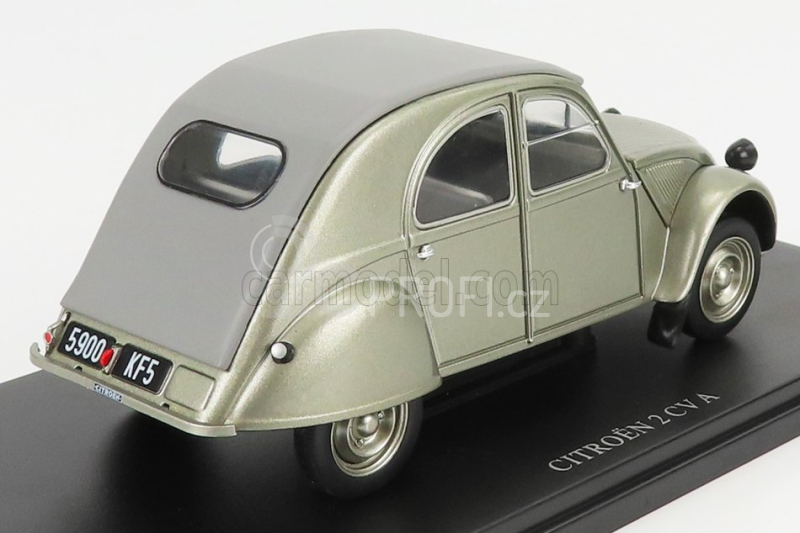 Edicola Citroen 2cv A Cabriolet Closed Roof 1948 1:24 Grey