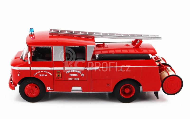 Edicola Citroen 46 Cdc Tanker Truck 1968 - Fire Engine - Vigili Del Fuoco - Feuerwehr 1:43 Red