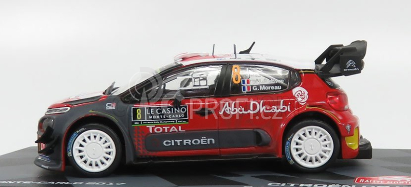 Edicola Citroen C3 Wrc Team Total Abu Dhabi N 8 S.Lefebvre - G.Moreau 1:43