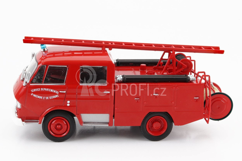 Edicola Citroen N-series Tanker Truck 1969 Požární vůz 1:43, červená