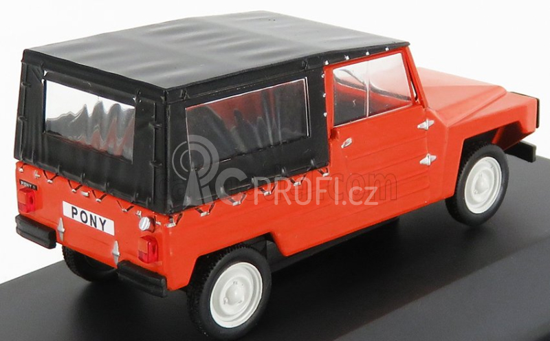 Edicola Citroen Namco Pony Cabriolet Closed 1975 1:43, červená