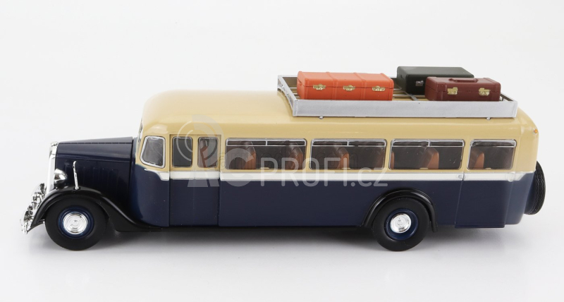 Edicola Citroen Type A45 Autobus 1934 1:43 Modrý Krém