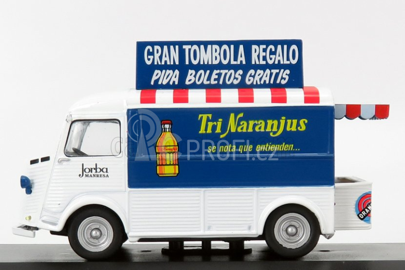 Edicola Citroen Type-h  Van Tri-naranjus 1959 1:43 Bílá Modrá