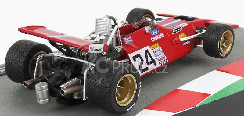 Edicola De tomaso F1  Ford 505 N 24 Season 1970 Piers Courage 1:43 Red