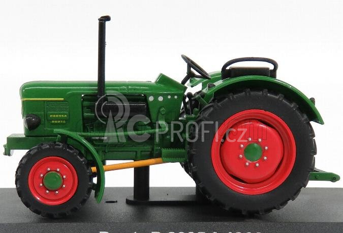 Edicola Deutz D8005a Tractor 1966 - Con Vetrina - With Showcase 1:43 Zelená Červená