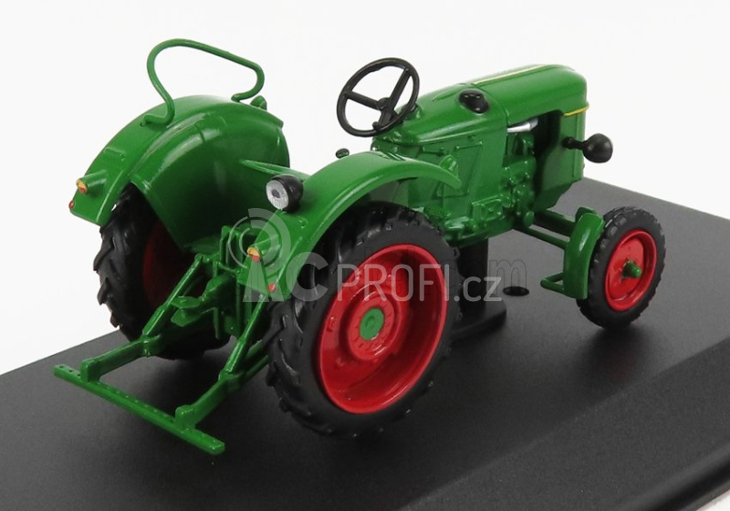 Edicola Deutz F2l 612/6 Tractor 1956 - Con Vetrina - With Showcase 1:43 Zelená