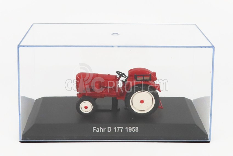 Edicola Fahr D177 Tractor 1958 - Con Vetrina - With Showcase 1:43 Orange