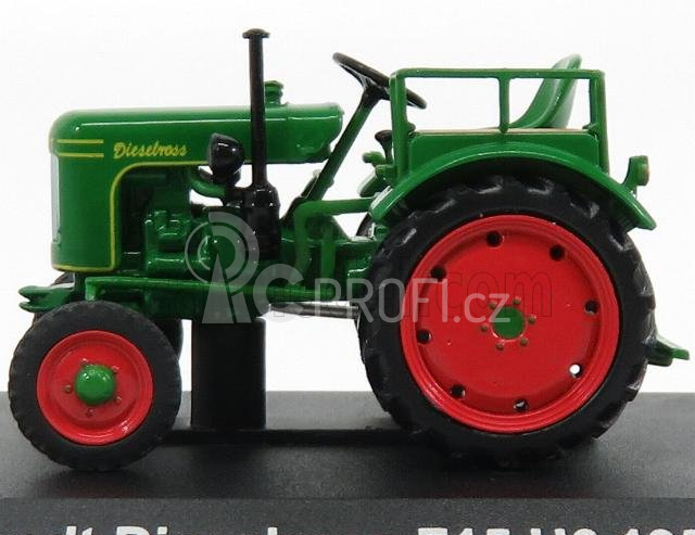 Edicola Fendt Dieselross F15 H6 Tractor 1956 - Con Vetrina - With Showcase 1:43 Zelená Červená