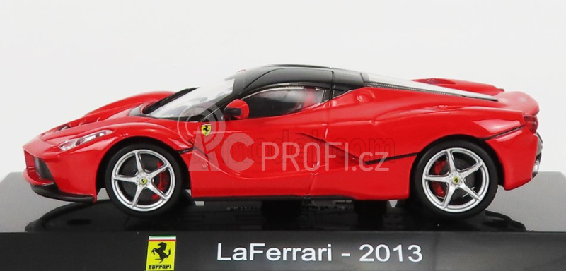 Edicola Ferrari Laferrari 2013 - Con Vetrina - With Showcase 1:43 Červená Černá