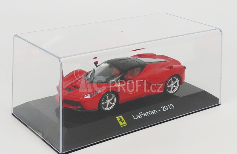 Edicola Ferrari Laferrari 2013 - Con Vetrina - With Showcase 1:43 Červená Černá