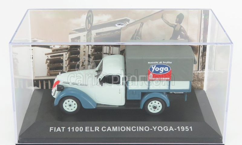 Edicola Fiat 1100 Elr Pick-up Telonato Camioncino Yoga 1951 1:43 2 Tóny Modré