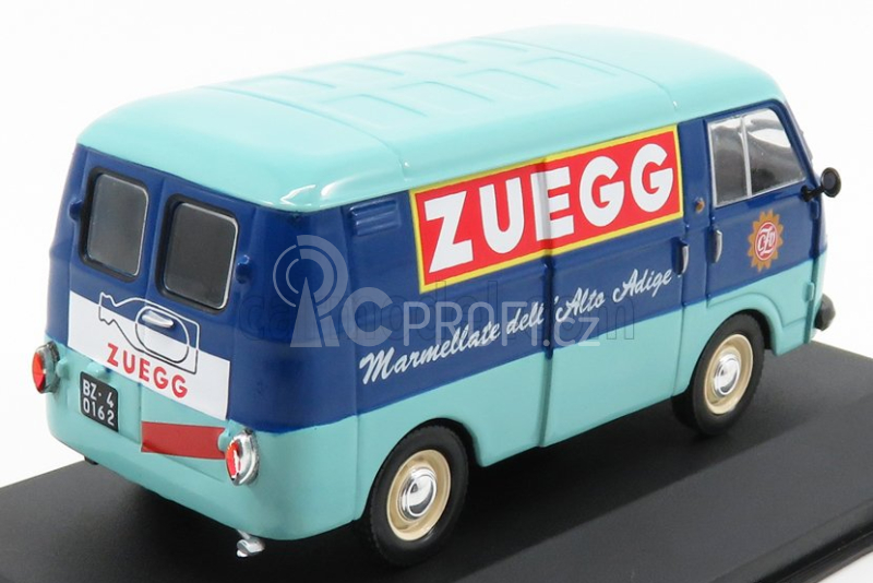 Edicola Fiat 1100t Van Zuegg 1961 1:43 Světle Modrá Modrá