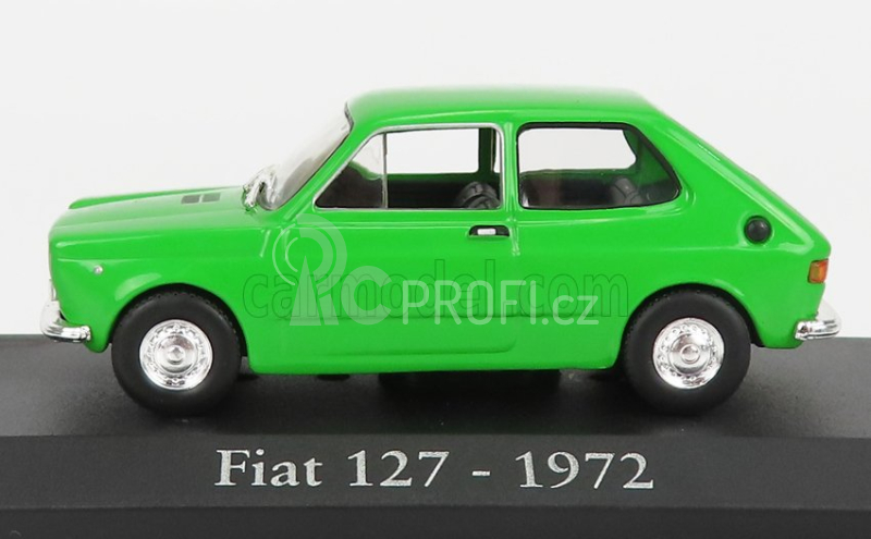 Edicola Fiat 127 1972 - Con Vetrina - With Showcase 1:43 Zelená