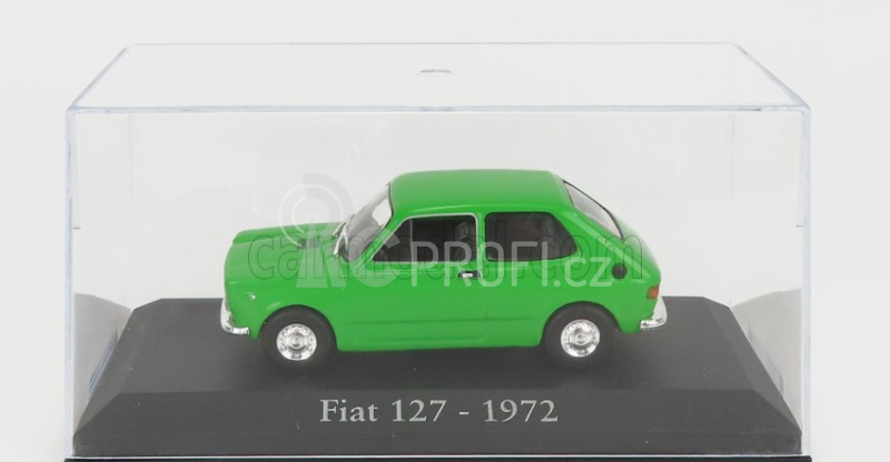 Edicola Fiat 127 1972 - Con Vetrina - With Showcase 1:43 Zelená