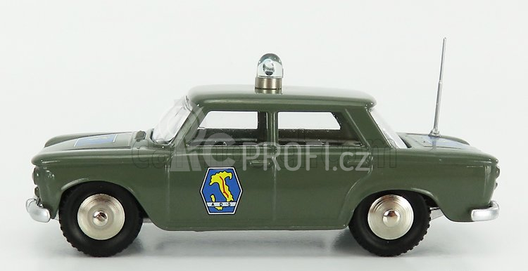 Edicola Fiat 1300 Polizia Autostradale 1961 1:48 Vojenská Zelená