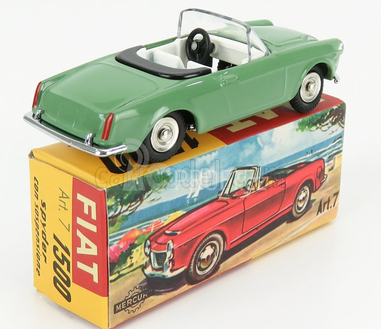 Edicola Fiat 1500 Spider 1959 1:48 Zelená