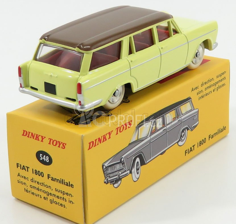 Edicola Fiat 1800 Familiare 1:43 Žlutá Černá