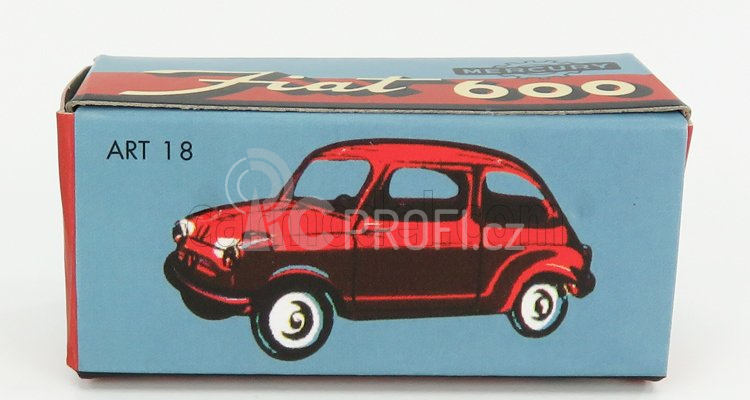 Edicola Fiat 600 Berlina 1955 1:48 Světle Modrá