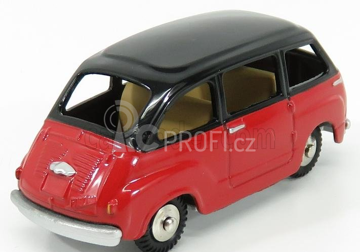 Edicola Fiat 600 Multipla I Series 1956 1:48 Červená Černá