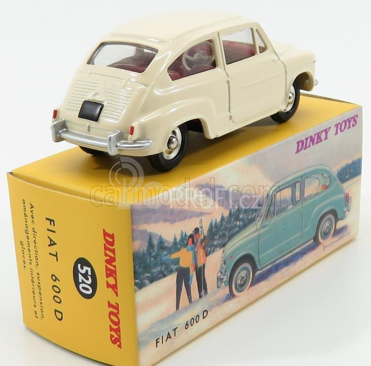 Edicola Fiat 600d 1967 1:43 Ivory