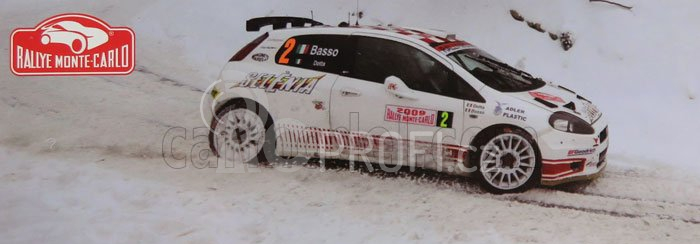 Edicola Fiat Grande Punto S2000 N 2 Rally Montecarlo 2009 G.Basso - M.Dotta 1:43