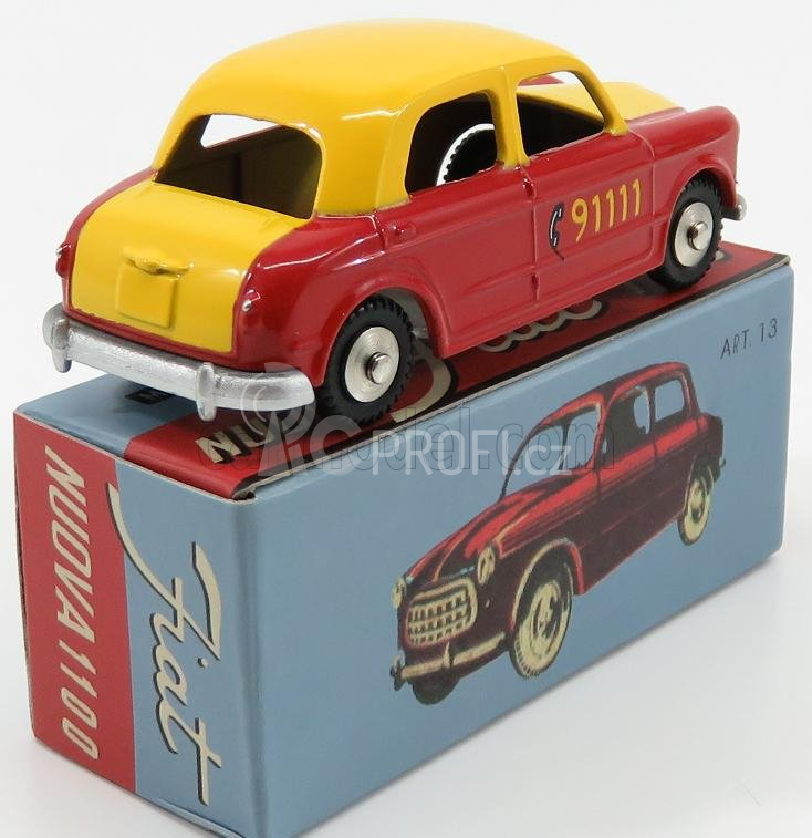 Edicola Fiat Nuova 1100 Taxi Berna Faro Centrale 1956 1:48 Červená Žlutá