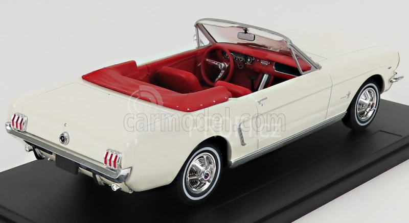 Edicola Ford usa Mustang Cabriolet Open 1965 1:24 Bílá