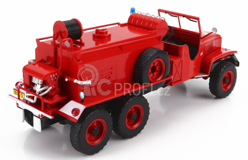 Edicola GMC Cckw 353 Tanker Truck 1960 - Fire Engine - Vigili Del Fuoco - Feuerwehr 1:43 Red