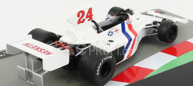 Edicola Hesketh F1  308b N 24 Season 1975 James Hunt 1:43 Bílá