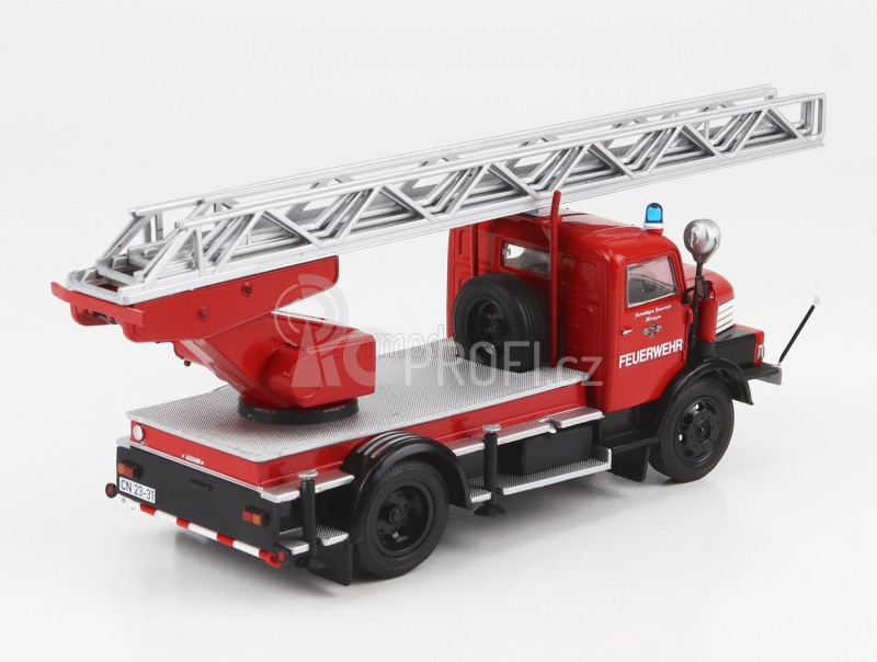 Edicola IFA S4000 Dl25 Truck Scala Feuerwehr Est Germania 1965 1:43 Červená Stříbrná