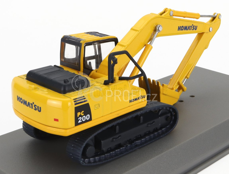 Edicola Komatsu Pc200lc Hybrid Escavatore Cingolato - Tractor Excavator 1:72 Žlutá Černá