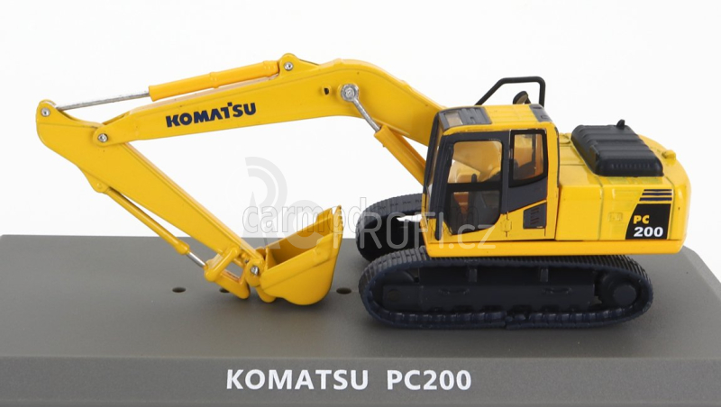 Edicola Komatsu Pc200lc Hybrid Escavatore Cingolato - Tractor Excavator 1:72 Žlutá Černá