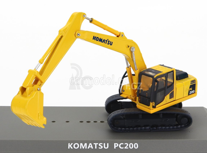 Edicola Komatsu Pc200lc Hybrid Escavatore Cingolato - Tractor Excavator 1:72 Žlutá Černá