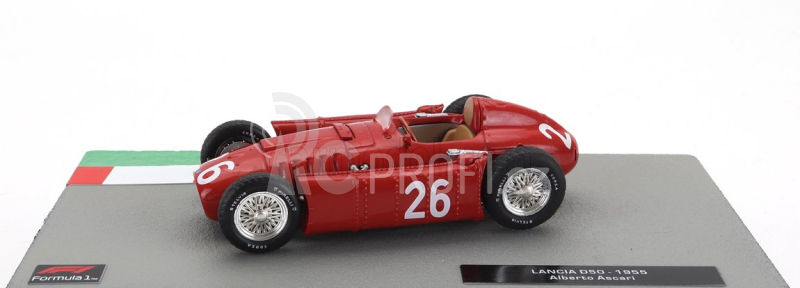 Edicola Lancia F1  D50 Ferrari N 26 Season 1955 Alberto Ascari 1:43 Red