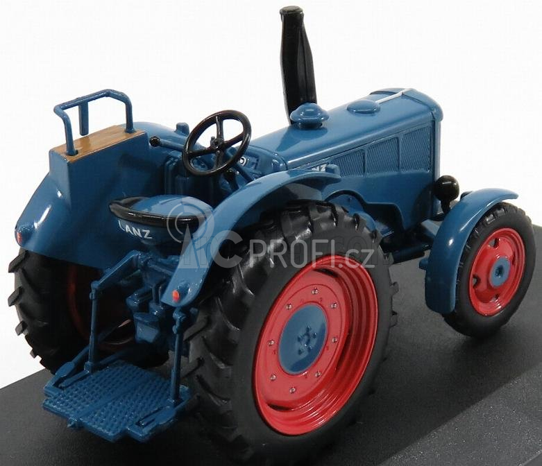 Edicola Lanz Bulldog D4016 Tractor 1957 - Con Vetrina - With Showcase 1:43 Modrá Červená