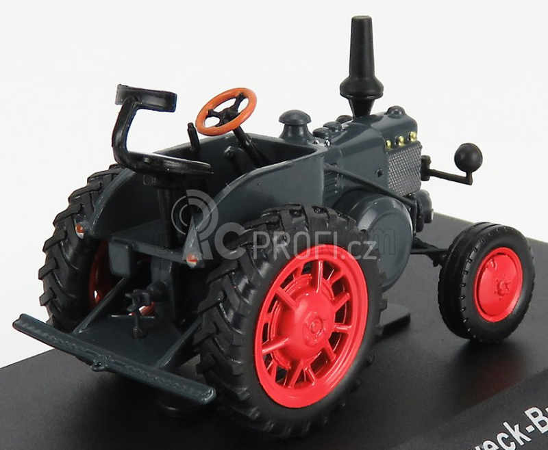 Edicola Lanz Bulldog D7506 Tractor 1939 - Damage Blister Box 1:43 Šedá Červená