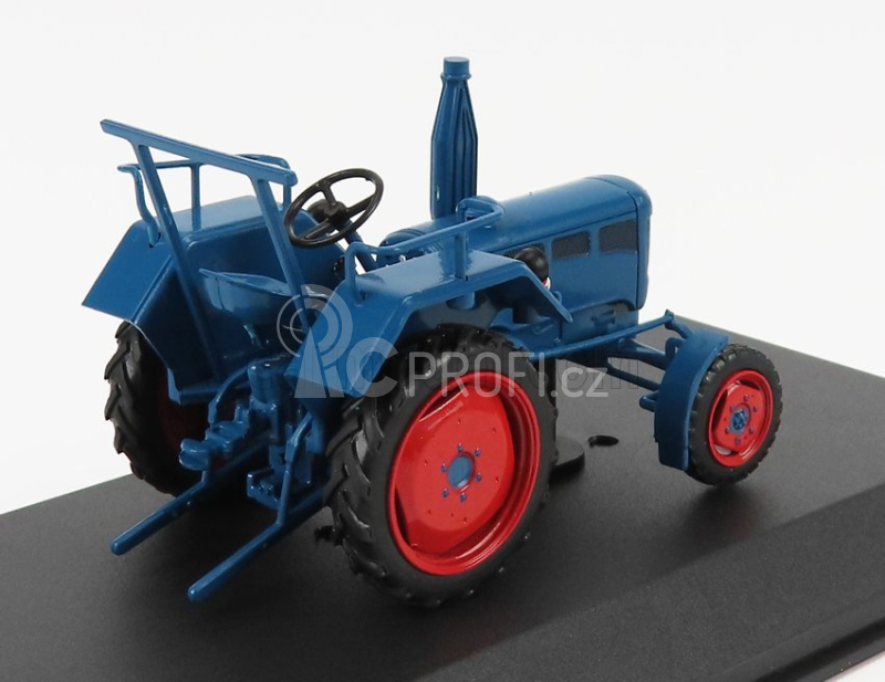 Edicola Lanz D2016 Tractor 1955 - Con Vetrina - With Showcase 1:43 Blue