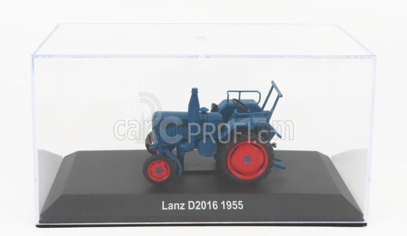 Edicola Lanz D2016 Tractor 1955 - Con Vetrina - With Showcase 1:43 Blue