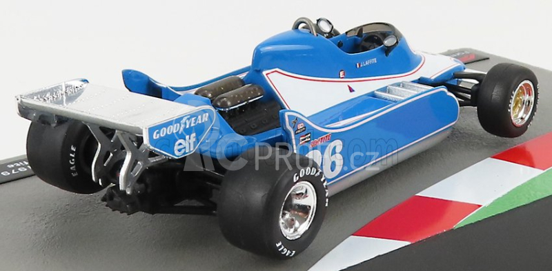 Edicola Ligier F1  Js11 N 26 Season 1979 Jacques Laffite 1:43 Modrá Bílá