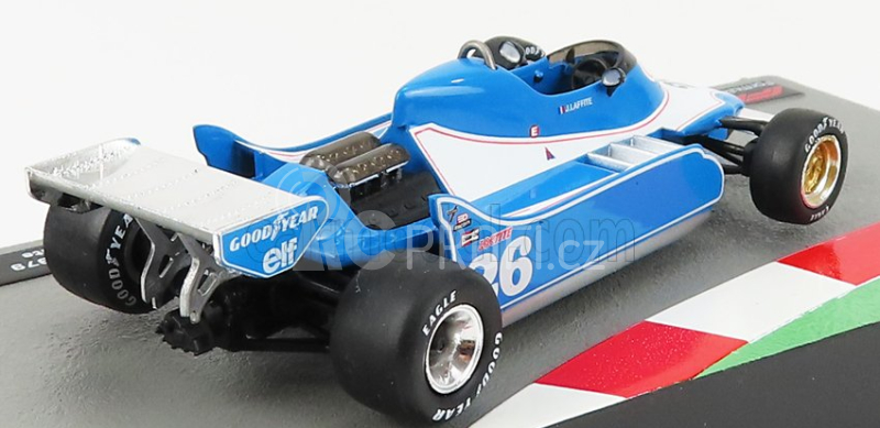 Edicola Ligier F1  Js11 N 26 Season 1979 Jacques Laffite 1:43 Světle Modrá Bílá