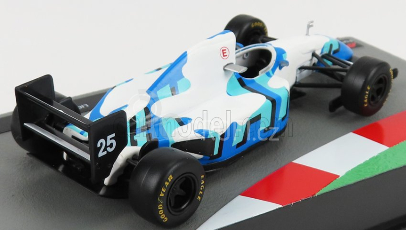 Edicola Ligier F1  Js39 N 25 Season 1993 Martin Brundle 1:43 Bílá Modrá