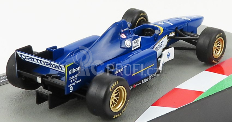 Edicola Ligier F1  Js43 N 9 Season 1996 Olivier Panis 1:43 Modrá Bílá