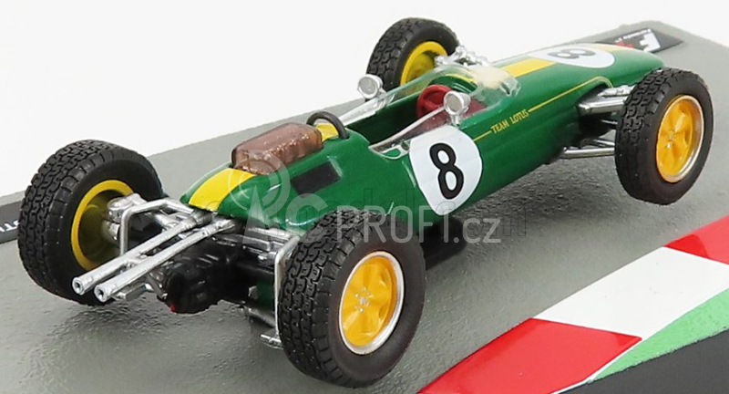 Edicola Lotus F1  25 N 8 Jim Clark Season 1963 World Champion 1:43 Zelená Žlutá