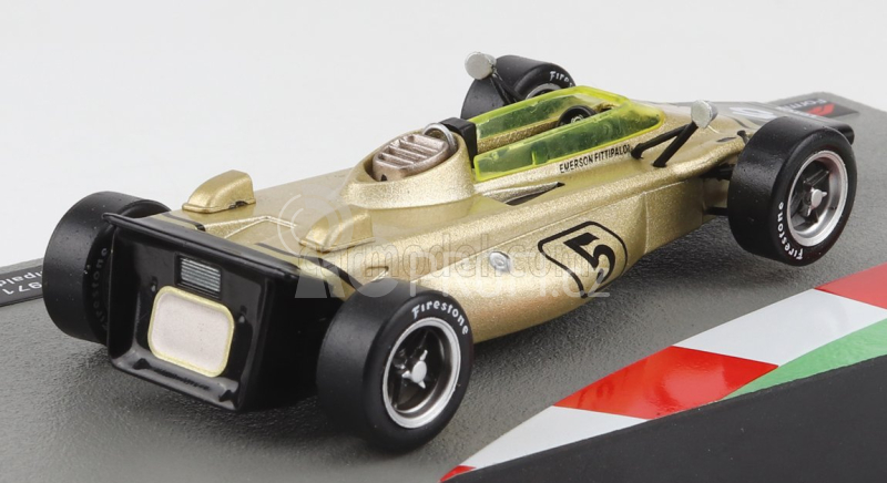 Edicola Lotus F1  56b N 5 Season 1971 Emerson Fittipaldi 1:43 Zlatá Černá