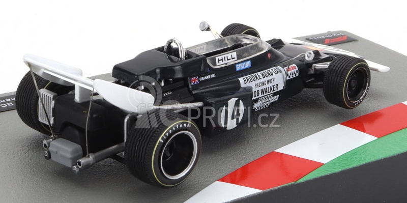 Edicola Lotus F1  72 N 14 Season 1970 Graham Hill 1:43 Modrá Bílá